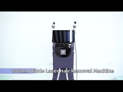 เครื่องกำจัดขนด้วยเลเซอร์ไดโอดความยาวคลื่นสามแนวตั้งในแนวตั้งเครื่องโซปราโนที่ไม่เจ็บปวด