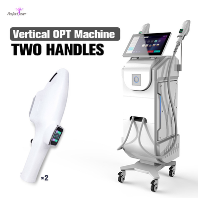 Advanced IPL Laser Hair Removal Device With Skin Cooling Technology In White Grey