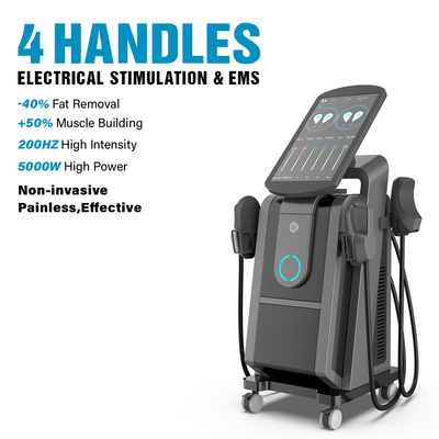 Ce / Fda จอใหญ่มืออาชีพ Ems กล้ามเนื้อกระตุ้น handsome เพิ่มการสร้างเครื่องฝึกหัดพื้นกระโปรง
